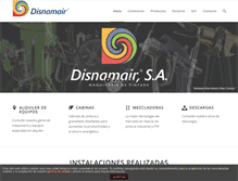 Tablet Screenshot of disnamair.com